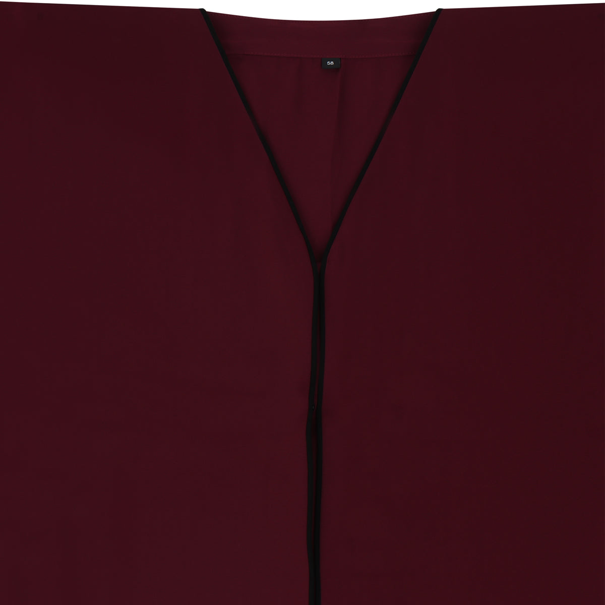 Maroon Elegance Abaya