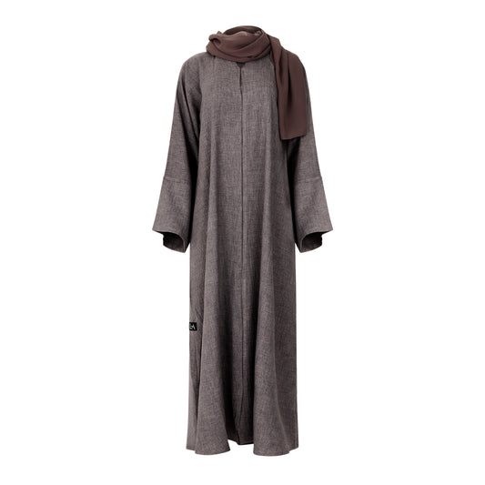 Purple Grey Antique Abaya