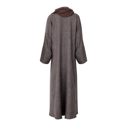 Purple Grey Antique Abaya