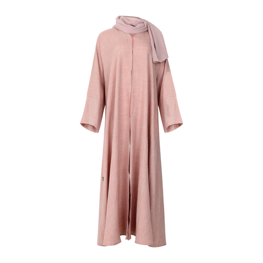 Classical Pink Abaya