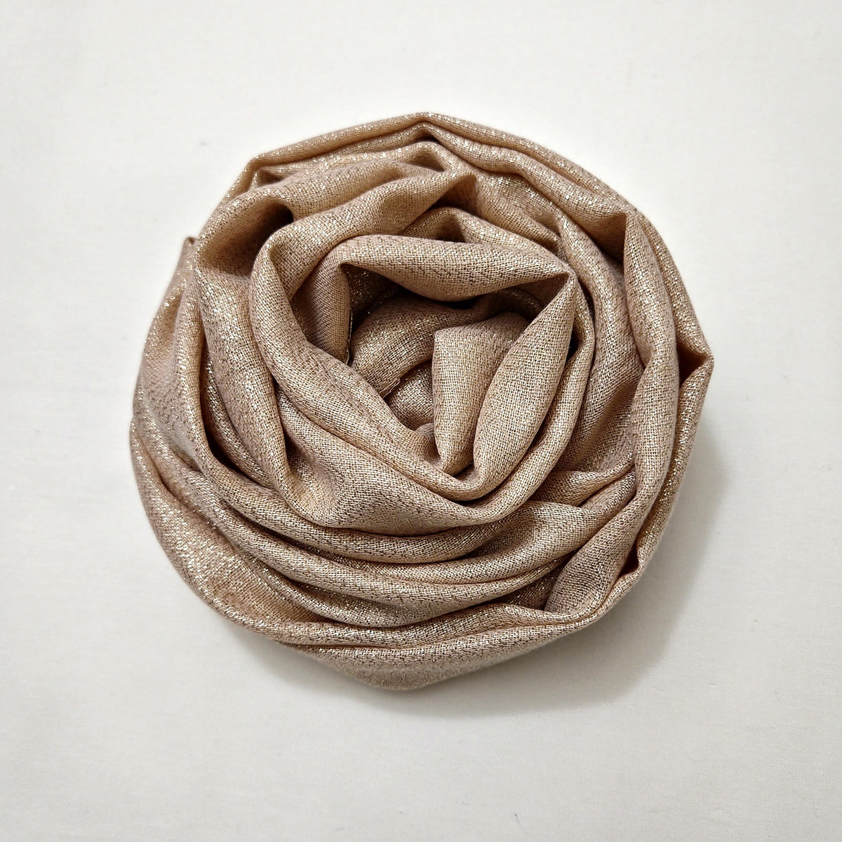 Rose Gold Shimmer Hijab