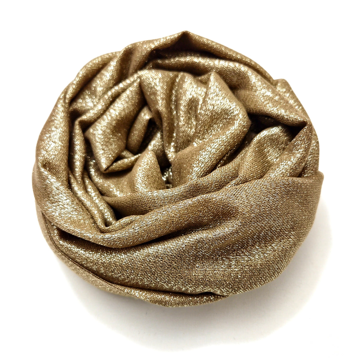 Metallic Gold Shimmer Hijab