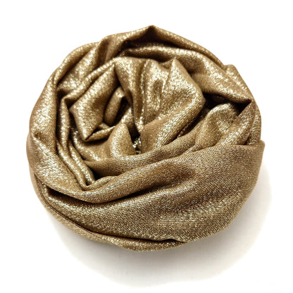 Metallic Gold Shimmer Hijab
